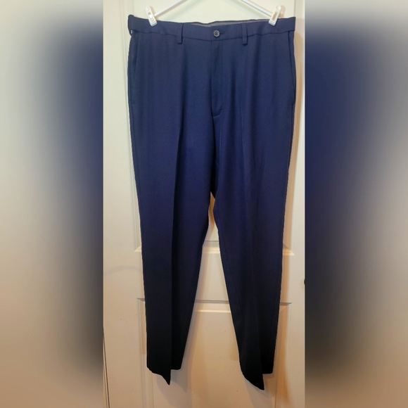Haggar Other - HAGGAR Men's dress/office pants/slacks Navy blue 36×32 Cool 18 PRO,classic fit